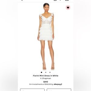 V Chapman fiorini mini dress